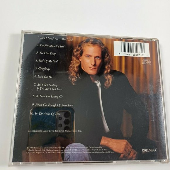 Michael Bolton The One Thing CD  -90s *MINOR WEAR - Picture 3 of 12